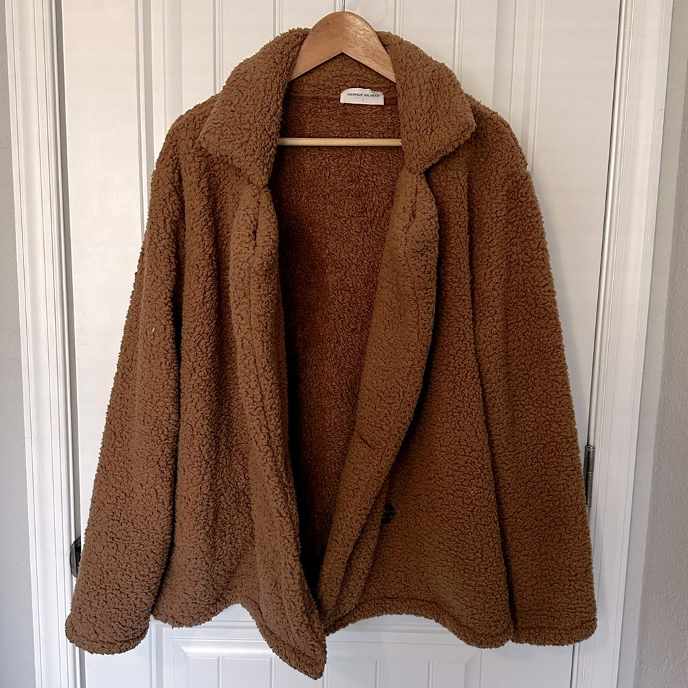 Brown Teddy Coat